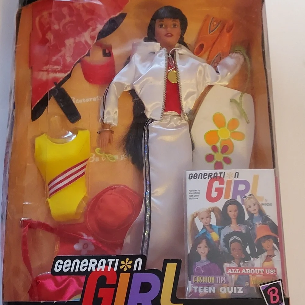 Vintage Barbie Generation Girl Ana Sports Doll Collectible Mattel Doll Y2K